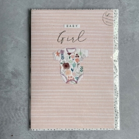 Baby Girl Greetings Card