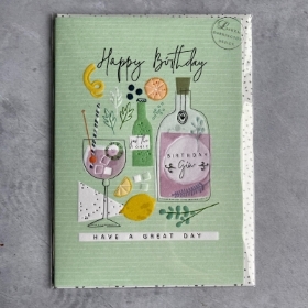 Birthday Gin Greetings Card