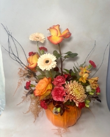Ceramic Pumpkin Arrangement