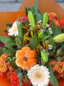 Pumpkin Spice Gift Wrapped Bouquet