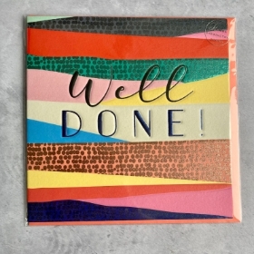 Well Done Greetings Card